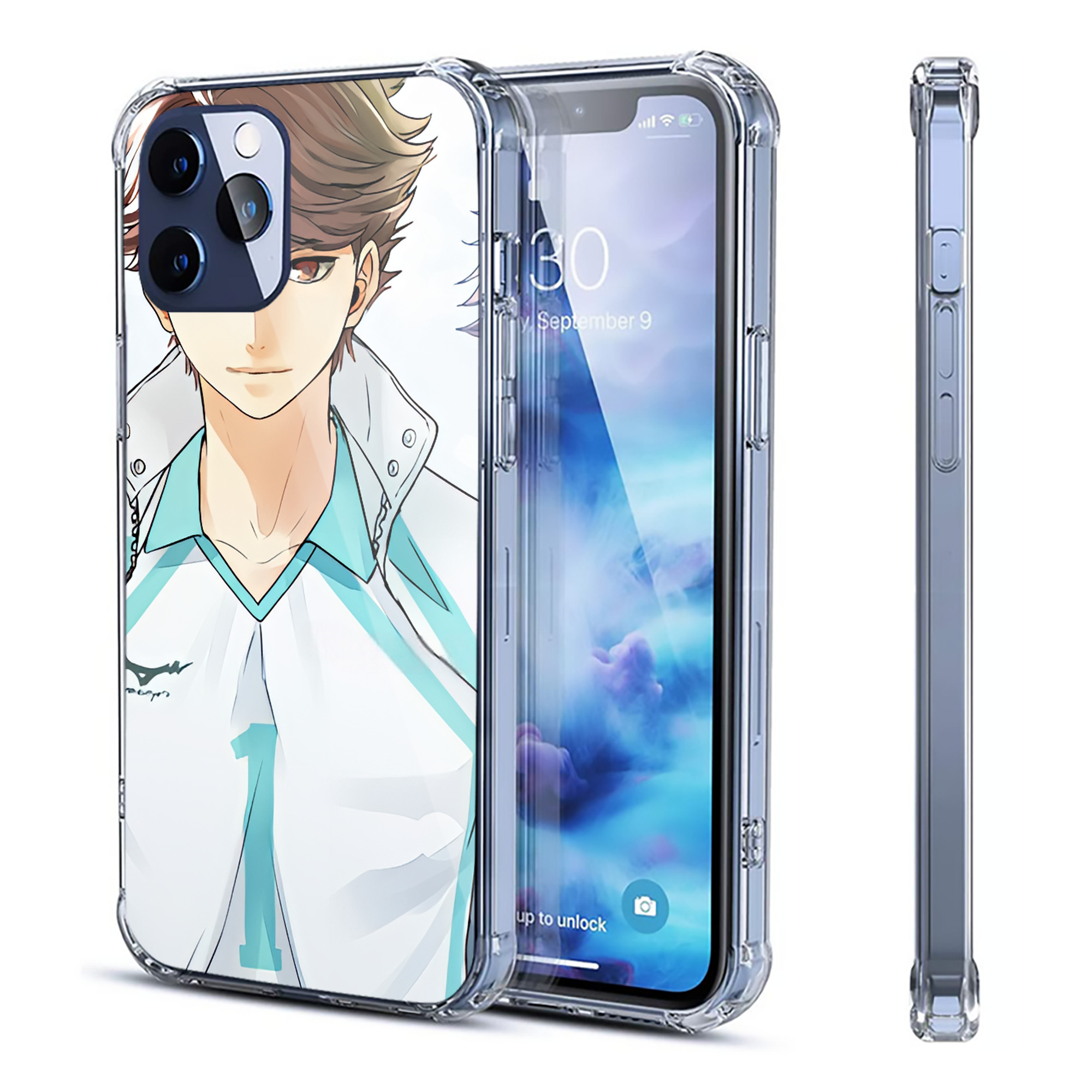（画像用） ハイキュー!! Haikyu!! 【iPhone 12シリーズ対応】透明スマホケース（クリアソフトケース）